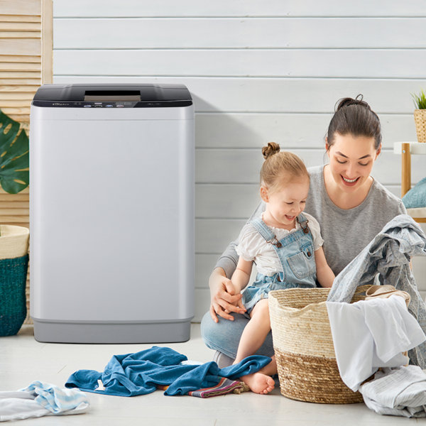 LIFEPLUS 3.5 Cubic Feet cu. ft. Portable Washer with Child Safety Lock